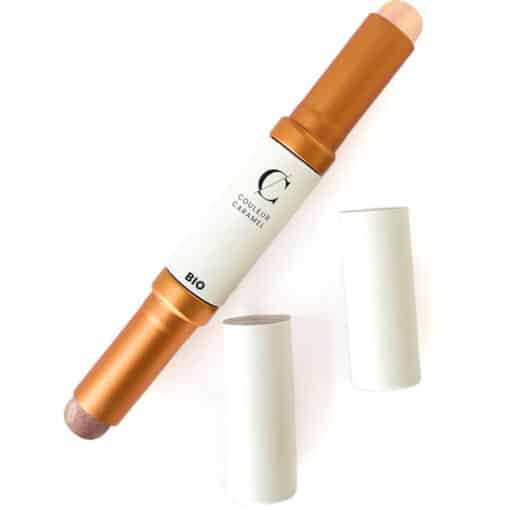 Couleur Caramel Lidschatten-Duo, 168 Pink gold – Bild 2